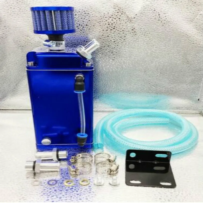 

universal oil catch tank fuel separator pot Oil gas separator blow off carbon oil catch can fuel filter With mushroom head