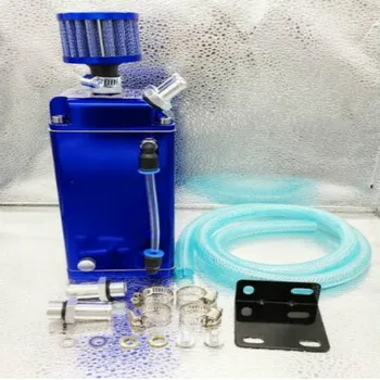 

universal oil catch tank fuel separator pot Oil gas separator blow off carbon oil catch can fuel filter With mushroom head