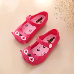 2017 Маленьких детей Обувь Обувь Желе Студент Обувь Cat Детские Сандалии