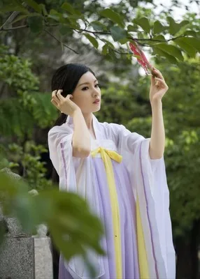 Костюм Hanfu Datang Великолепный Королевский костюм сказочная принцесса Qi подбородок юбка костюм студийная фотография фото