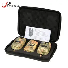 Lixada Карп Рыбалка сигнализатор поклевки набор 2 сигнализатор клева для рыбалки+ 1 receverfishing Удочка в случае, колокольчики для сигнализации на удочку сигнализация рыболовные снасти