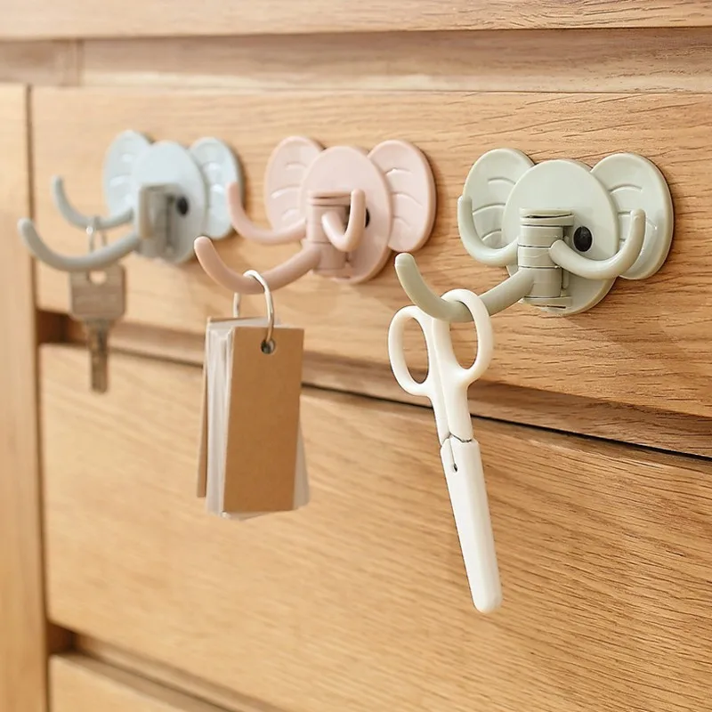 QuickDone-Decorative-Wall-Key-Holder-Cute-Elephant-Plastic-Wall-Shelf-Rack-Hook-Kitchen-Organizer-Bathroom-Accessory-HG0552 (3)