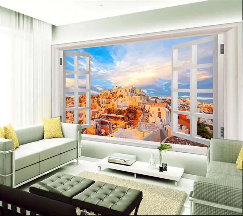 Living Room Murals online get cheap window wallpaper murals castle -aliexpress Living Room Murals online get cheap window wallpaper murals castle -aliexpress