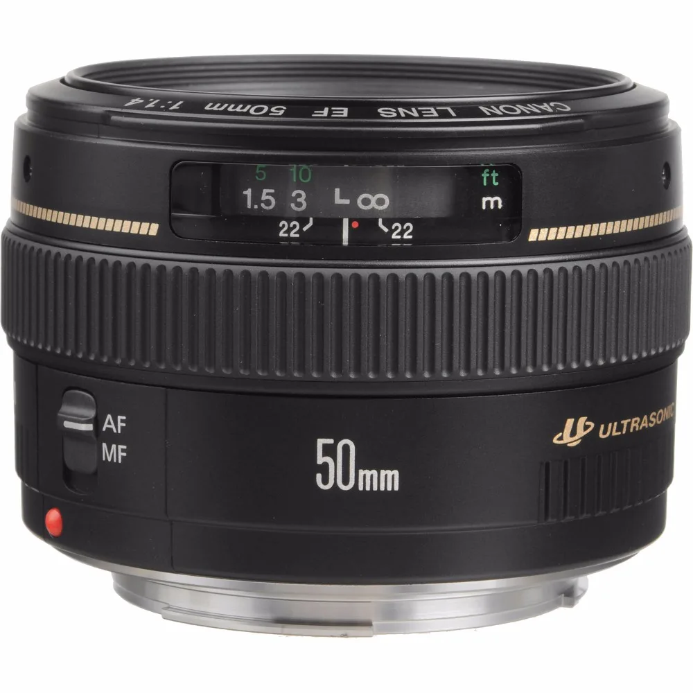 Объектива USM Canon EF 50 мм F/1,4 F1.4 USM для Canon Nikon для 600D 650D 700D 750D 760D 200D 1300D 60D 70D 80D 7D T4 T5 T3i T5i