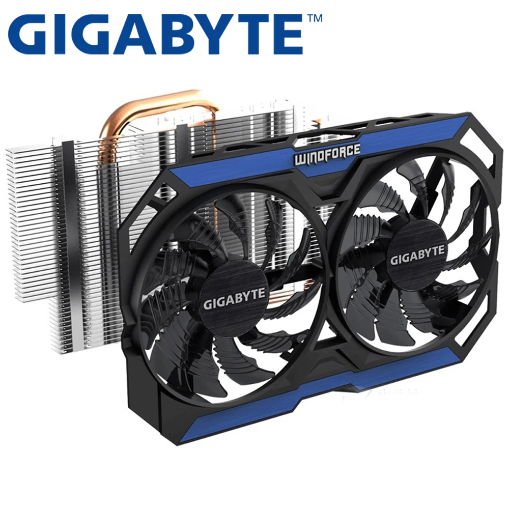 Видеокарта GIGABYTE GTX 960 видеокарта 2 Гб 128 бит GDDR5 видеокарты для nVIDIA VGA карты Geforce GTX960