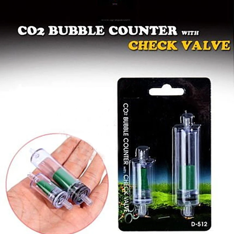 

D-512 CO2 Bubble Counter plus Check Valve for Aquarium Water Plant Carbon Dioxide System
