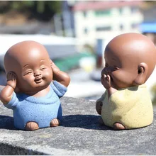 Маленький монах чайник с узорами маленький монах Бутик Фиолетовый; песок чай ПЭТ ручной работы керамические чайные принадлежности украшения дома ремесла