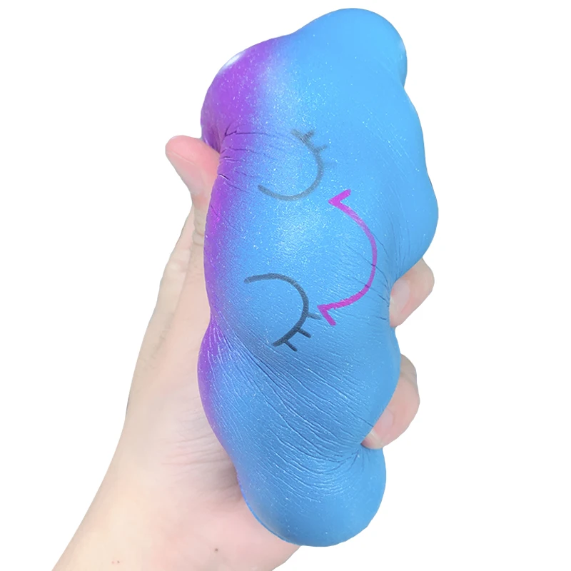 Very best  Jumbo Galaxy Colorful Cloud Squeeze Toy Slow Rising Squishy Soft Cute Scented Sweet Stress Relief F