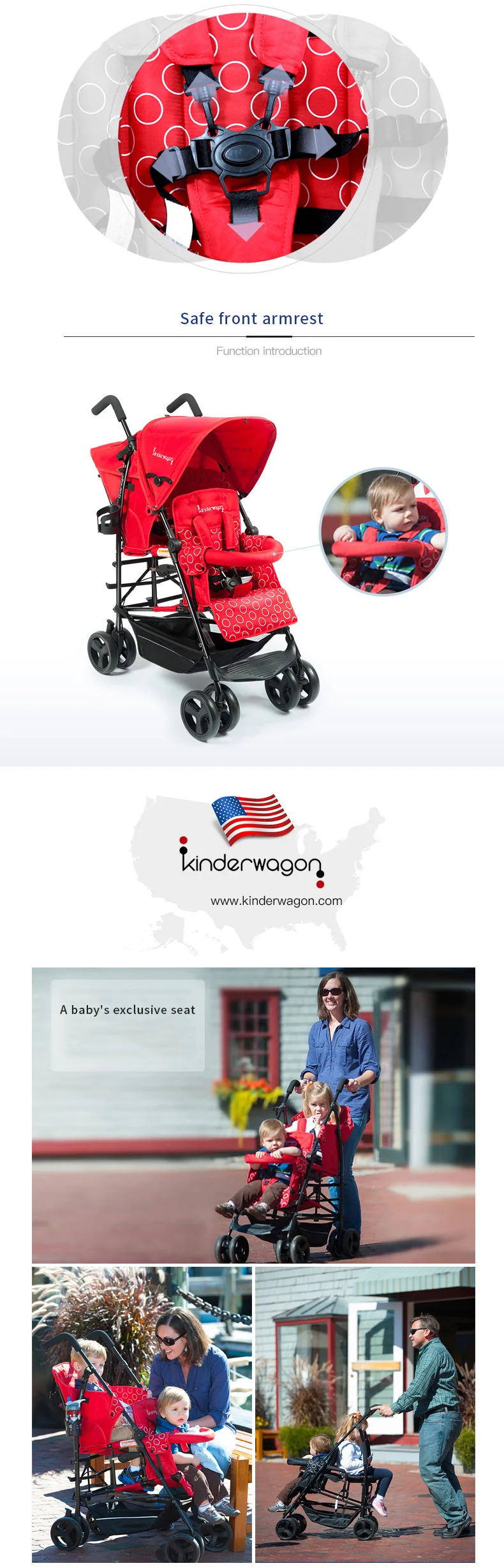 0-36 месяцев, складная детская коляска для новорожденных, для близнецов, детская коляска, легкая, складная, может лежать, портативная, США, детская коляска