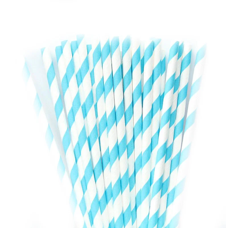 

25 pcs/lot Drinking Paper Straws Gold Silver Straw Its A Boy Girl Pink Blue Baby Shower Decoration Gift Party Event Supplies