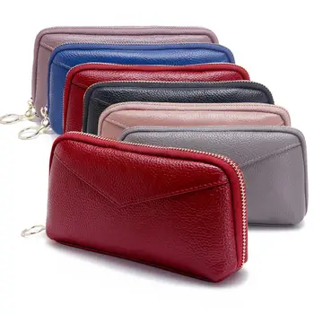 

Korean version 2019 High quality ladies clutch bag Women wallets leather wallet zipper coin purse mobile phone bag fashion bag