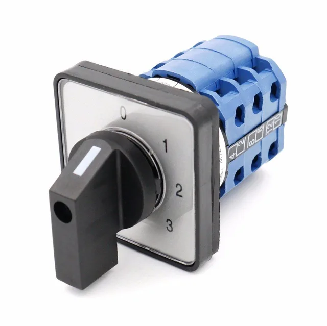 Heschen Nockenwahlschalter SZW26-20-0-3.2D - 660V 20A Mit Wasserdichter Box