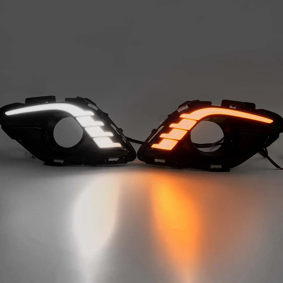  Car Daytime Running Lights LED DRL Daylight Fog light cover For Mazda 6 for Mazda6 For Atenza 2013  - 32996731376