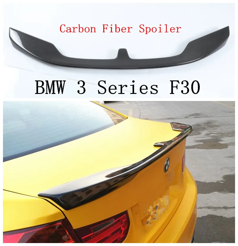 Auto Carbon Fiber Spoiler For Bmw 3 Series F30 318 320 325 330 335 2013