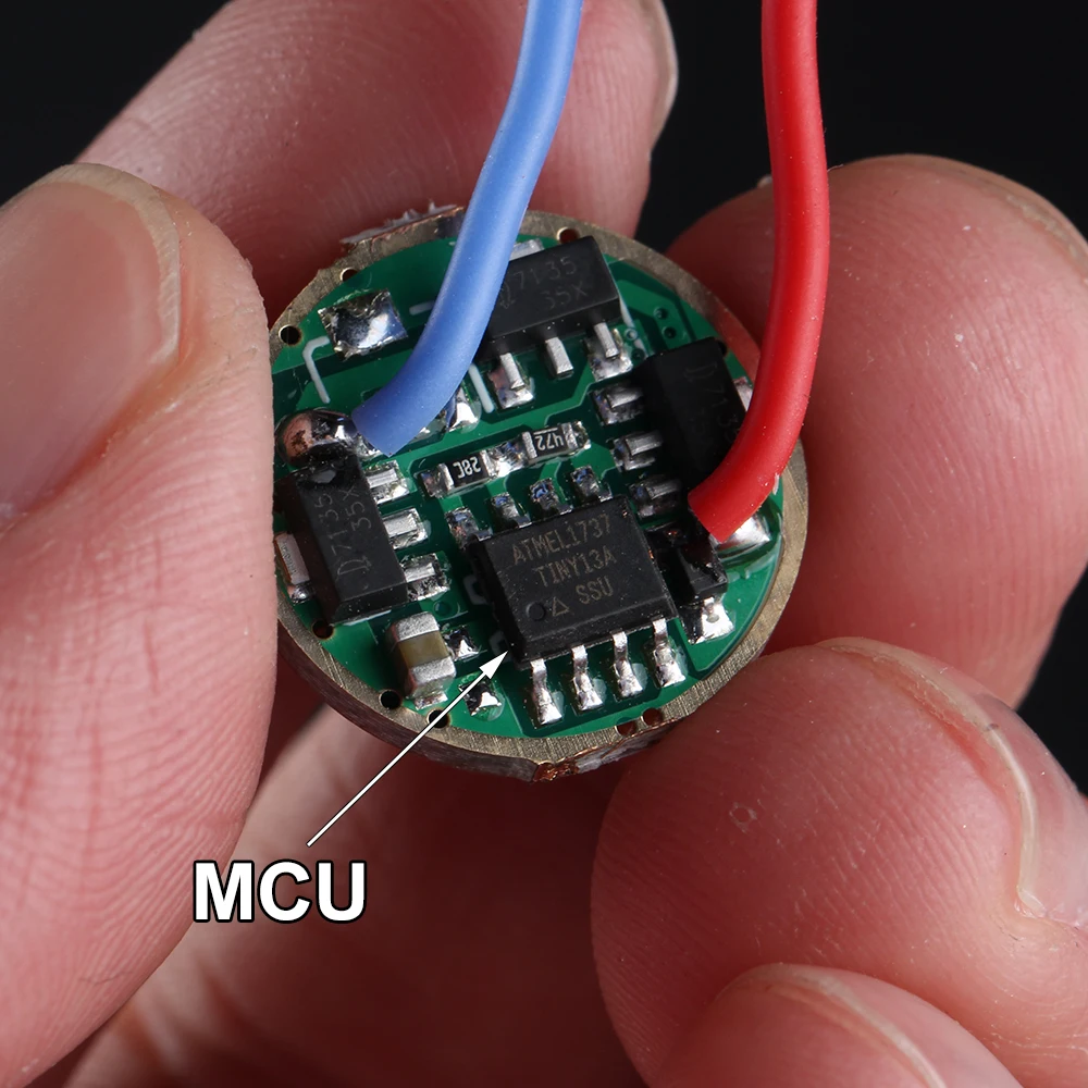 AMC7135 * 8 драйвер 3/5 режимов фонарик печатная плата анти обратный|flashlight driver board| |