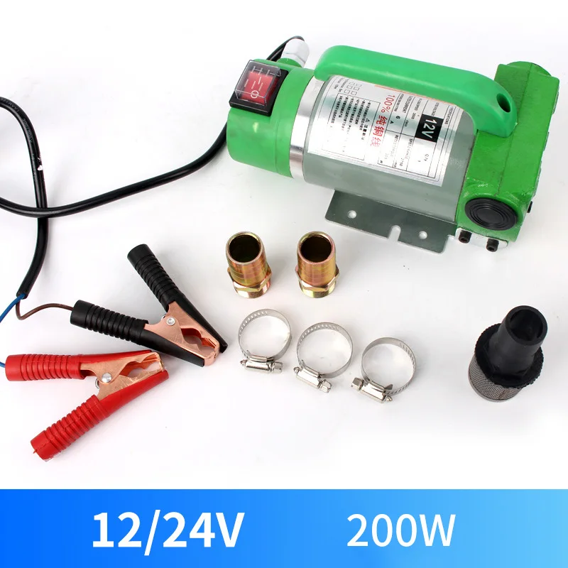 

12V 24V Car Large Flow Portable Electric DC Diesel Pump Fuel Pump Self-priming Fuel Dispenser Pumping oiler