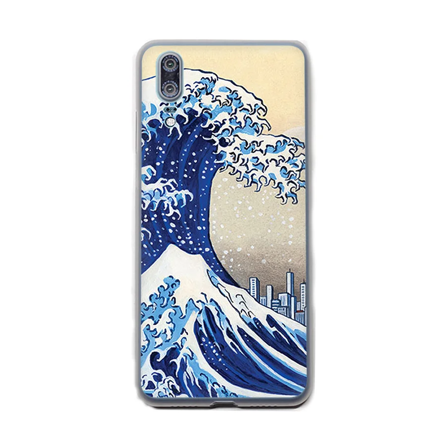 Чехол для huawei P30 P9 P8 P10 P20 Lite Plus Pro MINI P Smart Hokusai большая волна от Kanagawa жесткий чехол - Цвет: H9