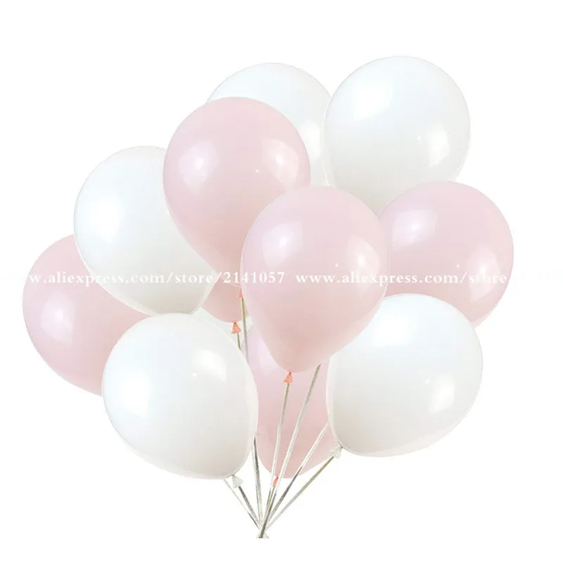 

Hot pink Pearl Latex Balloons 10 inch Helium Balloon Inflatable Wedding Decorations kids Air Balls Happy Birthday Party Balloons