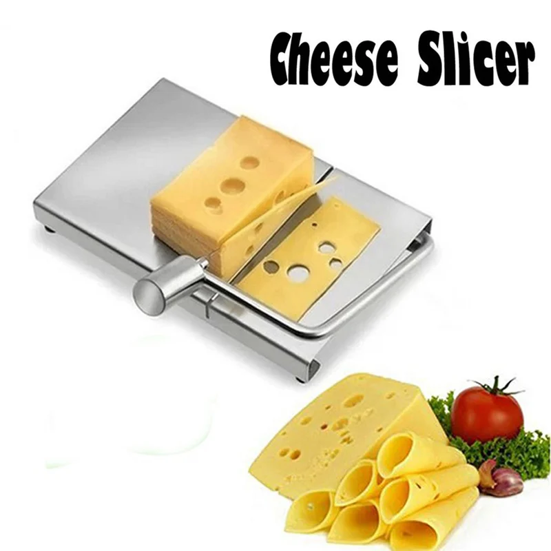 

Multifunctional Kitchen Stainless Steel Slicer Tool Hand Cheese Butter Cupcake Cutter Slicer Knife Kitchen Gadget