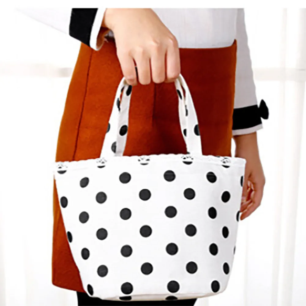 

Food Carrying Bag Thermal Insulated Lunch Box Cooler Bag Tote Bento Pouch Lunch Container #LR1