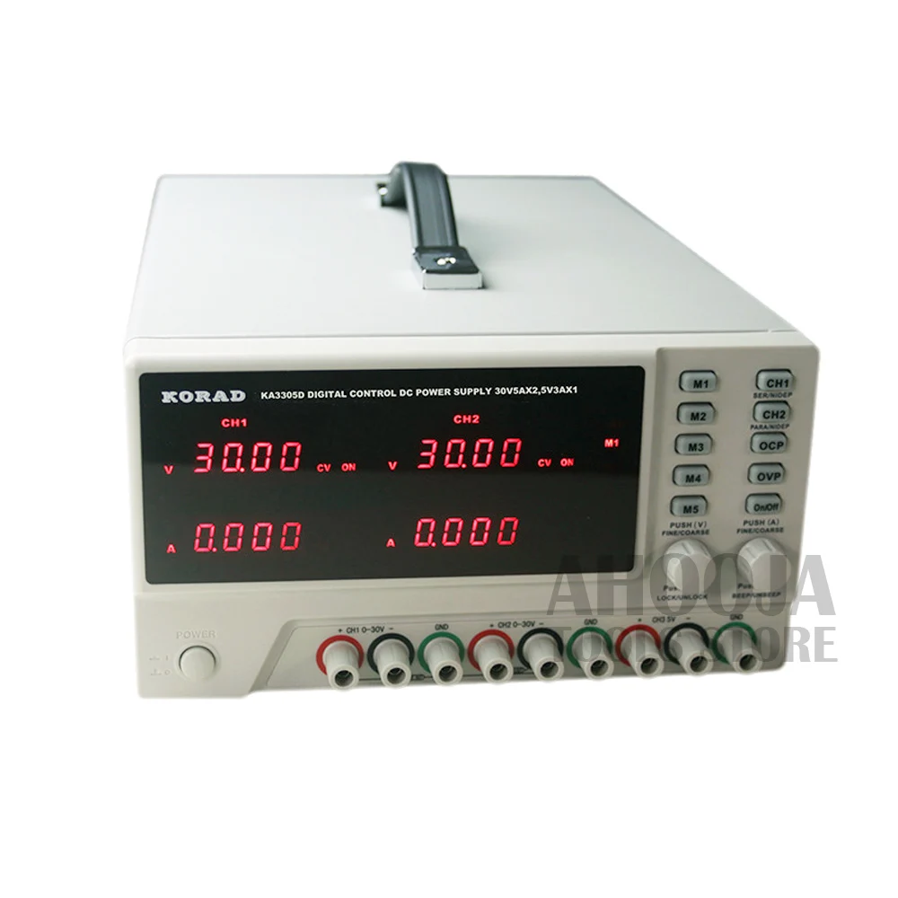 Трехполосный источник питания постоянного тока KA3305D Dual 0-30V5A Plus 5V3A Высокоточный регулятор постоянного тока