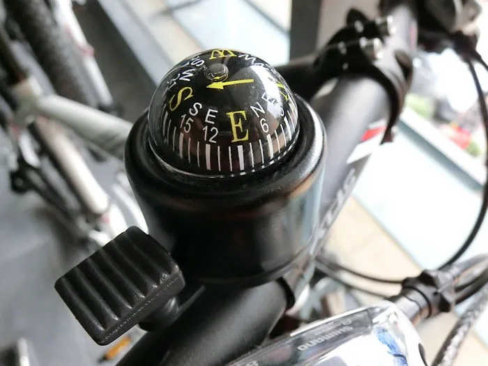 SEMA 2016 New Aluminum Compass Bicycle Bell Road Mountain Bike Alloy Compass Bell Sound High Quality Bike Handlebar Ring Horn  (3)
