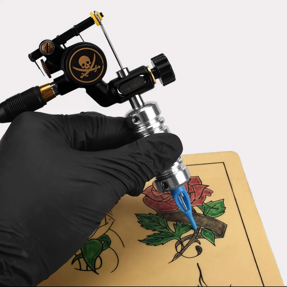 Skull Tattoo Machine Motor Small and Cute Rotary Tattoo Machine Liner Shader for Tattoo Supply