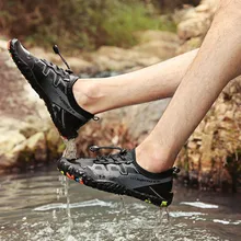 Новая мужская водонепроницаемая обувь спортивная Аква босиком быстросохнущая дышащая Нескользящая для наружного катания на лодках пляж 19ing