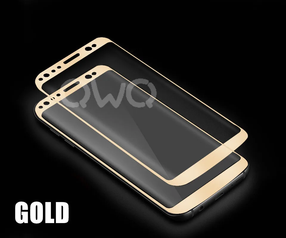 3D Curved Full Cover Glass For Samsung S8 S9 S7 Plus Protector Film For Note 8 S8 S7 Edge Screen Protector Protective Film 9