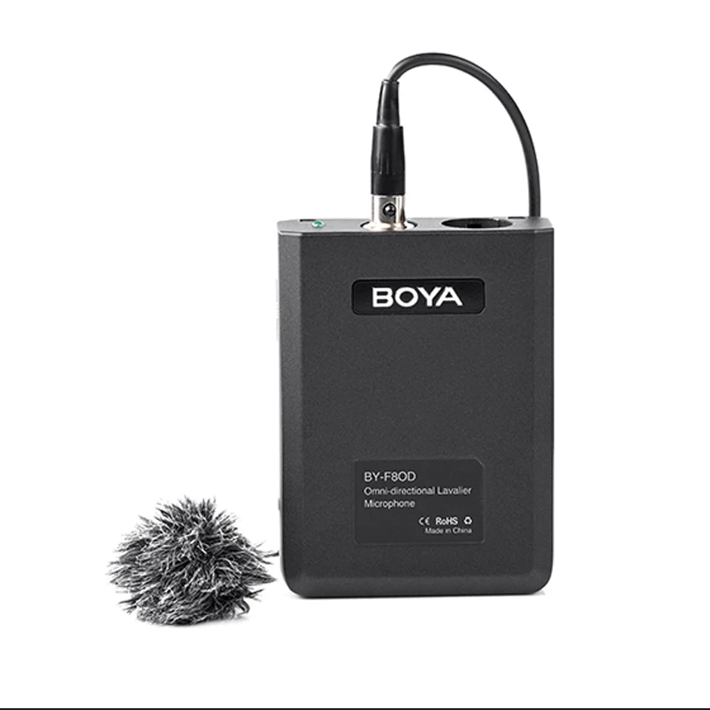 

BOYA BY-F8OD XLR Lavalier Instrument Microphone for Vocal Acoustic Guitar Application Theater Music Stage Film Performance Mic
