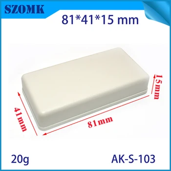 

100pcs a lot High quality plastic GPS tracke for Digital Power abs material junction box circuit board Split box 81*41*15mm