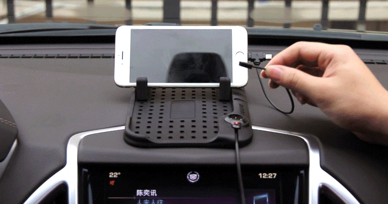 Vehicle Mobile Phone Magnetic Suction Charging Support Vehicle Anti Slip Mat Mobile Phone Navigation Holder For Iphone Android Vehicle Mobile Phone Magnetic Suction Charging Support Vehicle Anti Slip Mat Mobile Phone Navigation Holder For Iphone Android
