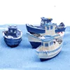 Yacht Ship Fishing Boat Miniature Fairy Garden Home Houses Decoration Mini Craft Micro Landscaping Decor DIY Accessories ► Photo 1/4