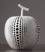 Украшения дома аксессуары гриб смолы кабошон антикварные фигурки фэн-шуй Счастливый дизайн - Цвет: white apple14x16cm
