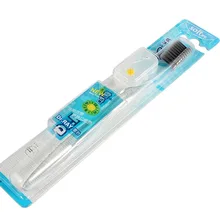 Зубная щетка Hyun D1 зубная щетка для взрослых, мягкая щетина общего бамбуковая зубная щетка из древесного угля(Цвет в случайном порядке