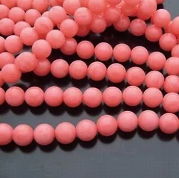 

DIY 8mm natural coral beads loose pink coral round beads jewelry 50pcs/lot wholesale free shipping natural product