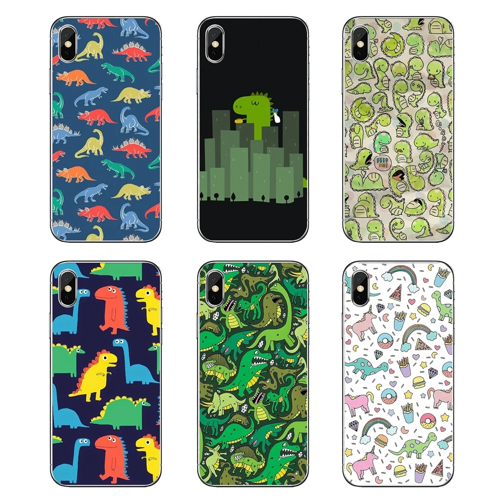 Мягкие прозрачные чехлы для iPod Touch iPhone 4 4S 5 5S 5C SE 6 6S 7 8 X XR XS Plus MAX kawaii с рисунком
