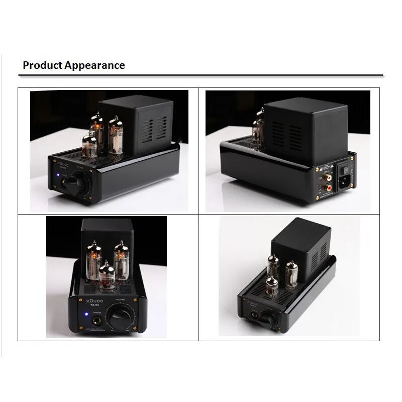Original-XDUOO-TA-03-24Bit-192KHz-WM8740-USB-DAC-12AU7-Tube-Headphone-Amplifier-amp-