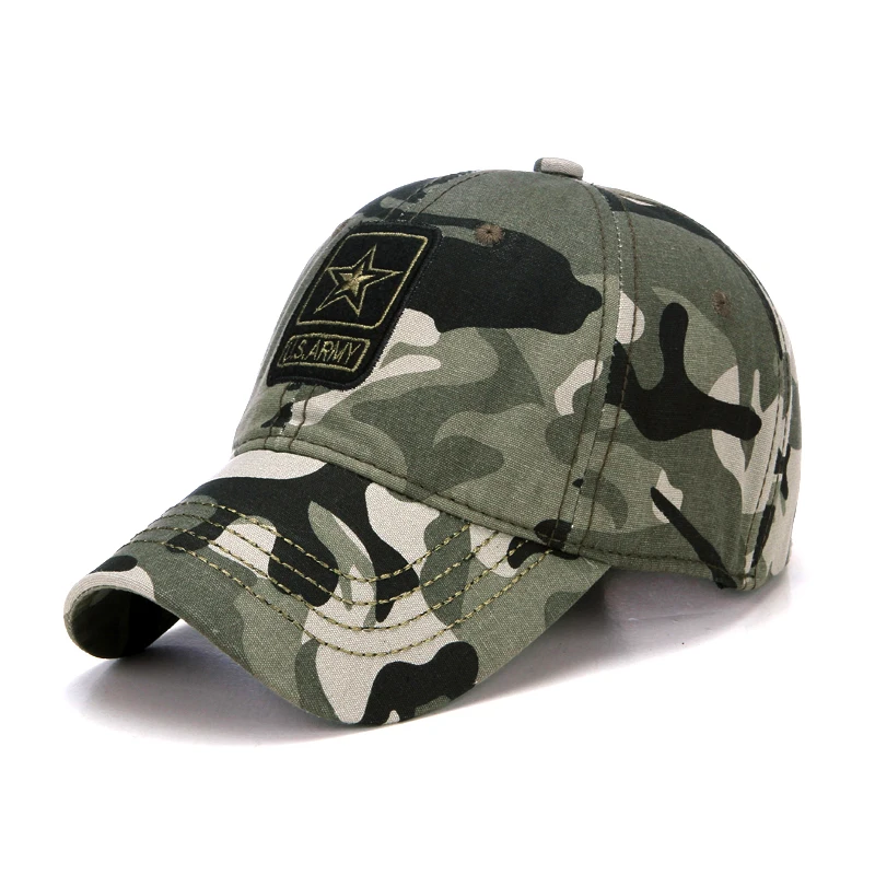 

Fashion Pentagram Camo U.S. Army Outdoor Baseball Cap Casual Desert Jungle Cap Men Women Hats Casquette Hats Chapeu Touca Homme