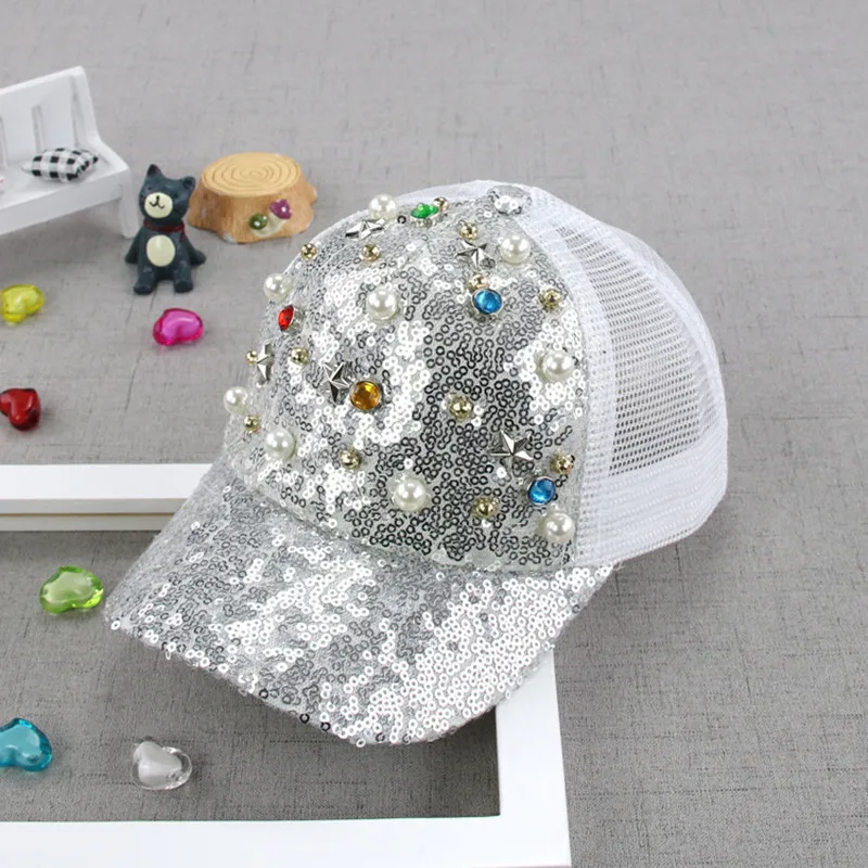 Милая детская бейсболка Мама и я Snapback шапки для девочек летняя сетчатая Кепка с