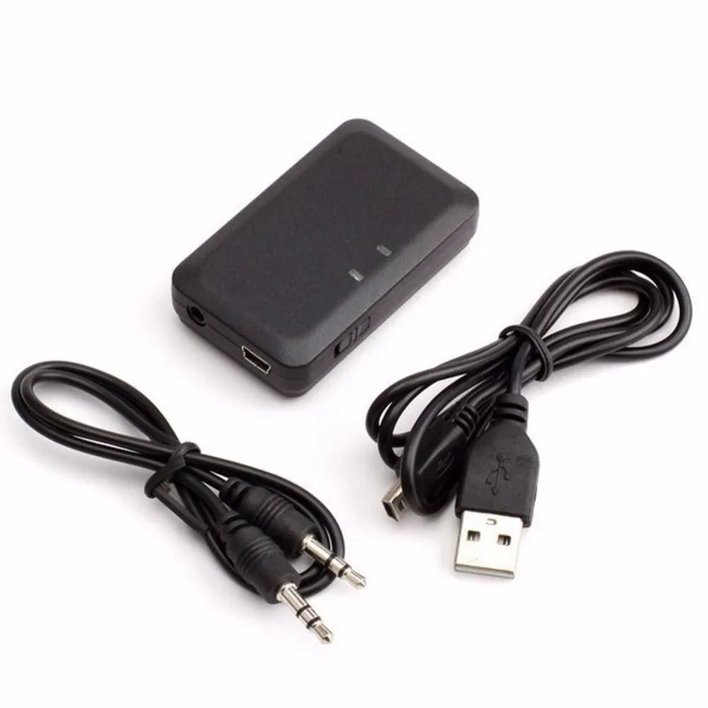 2016 High Quality Portable 5V 3.5mm Wireless Bluetooth A2DP Audio Music Streaming Receiver Home Car AUX Adapter Hot
