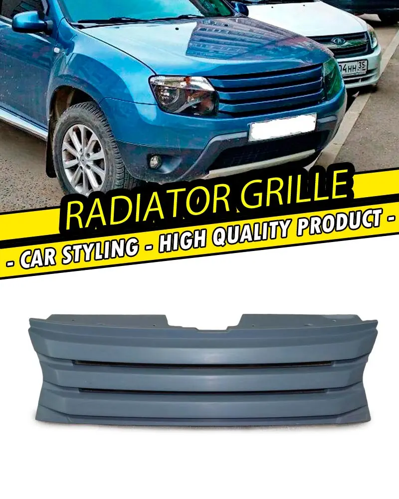 Grille for Renault Duster 2015 2016 ABS plastic car styling Decor front