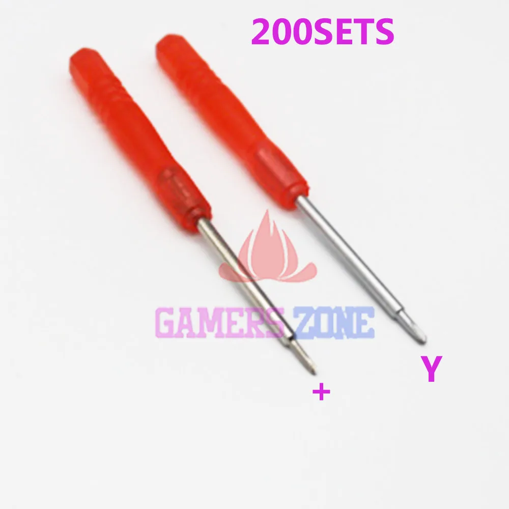 

200sets Philips Cross and Trigram Screw Drivers for Nintendo GameBoy Advance Wii NDS Screwdrivers