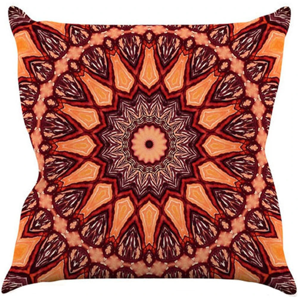 Geometric Cushion Bohemian Style Ethnic Decor Cotton Linen Cushion Sofa