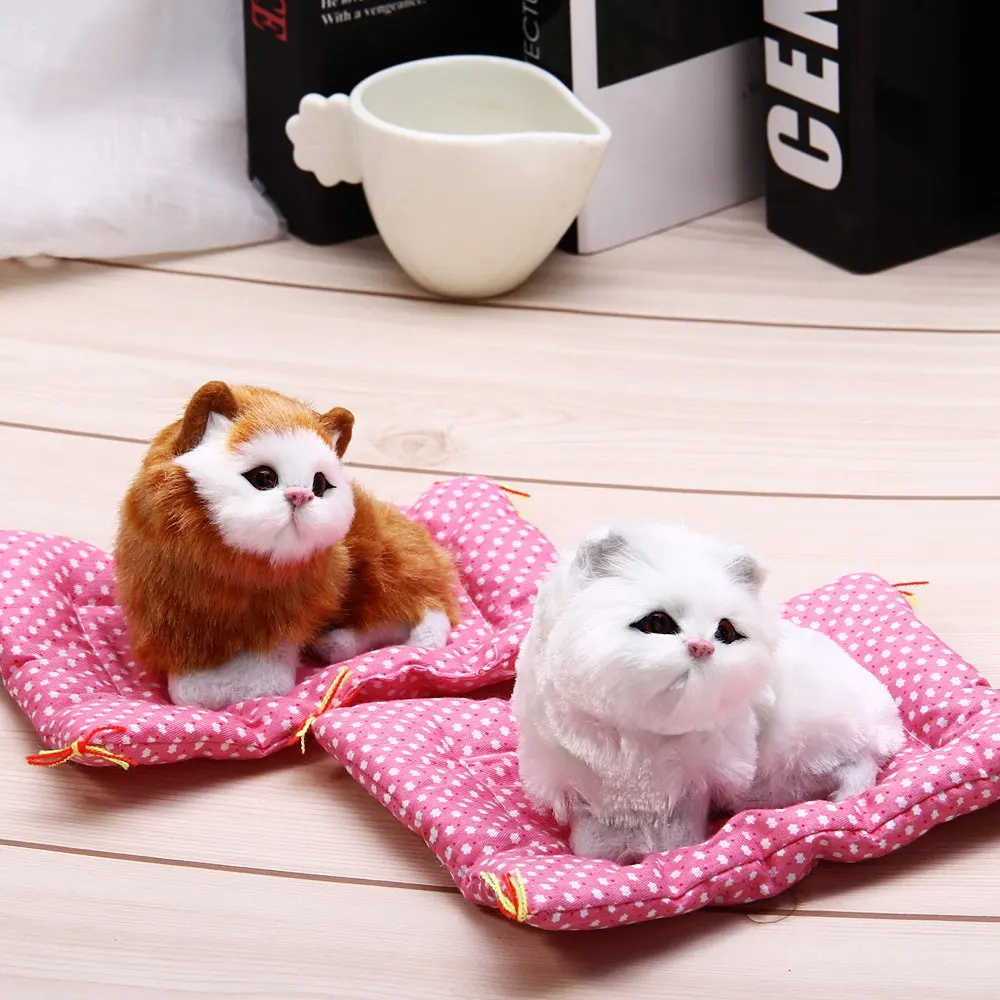 Pelucia Animais кошка плюшевые котята животные куклы спящий Котенок Плюшевые игрушки со