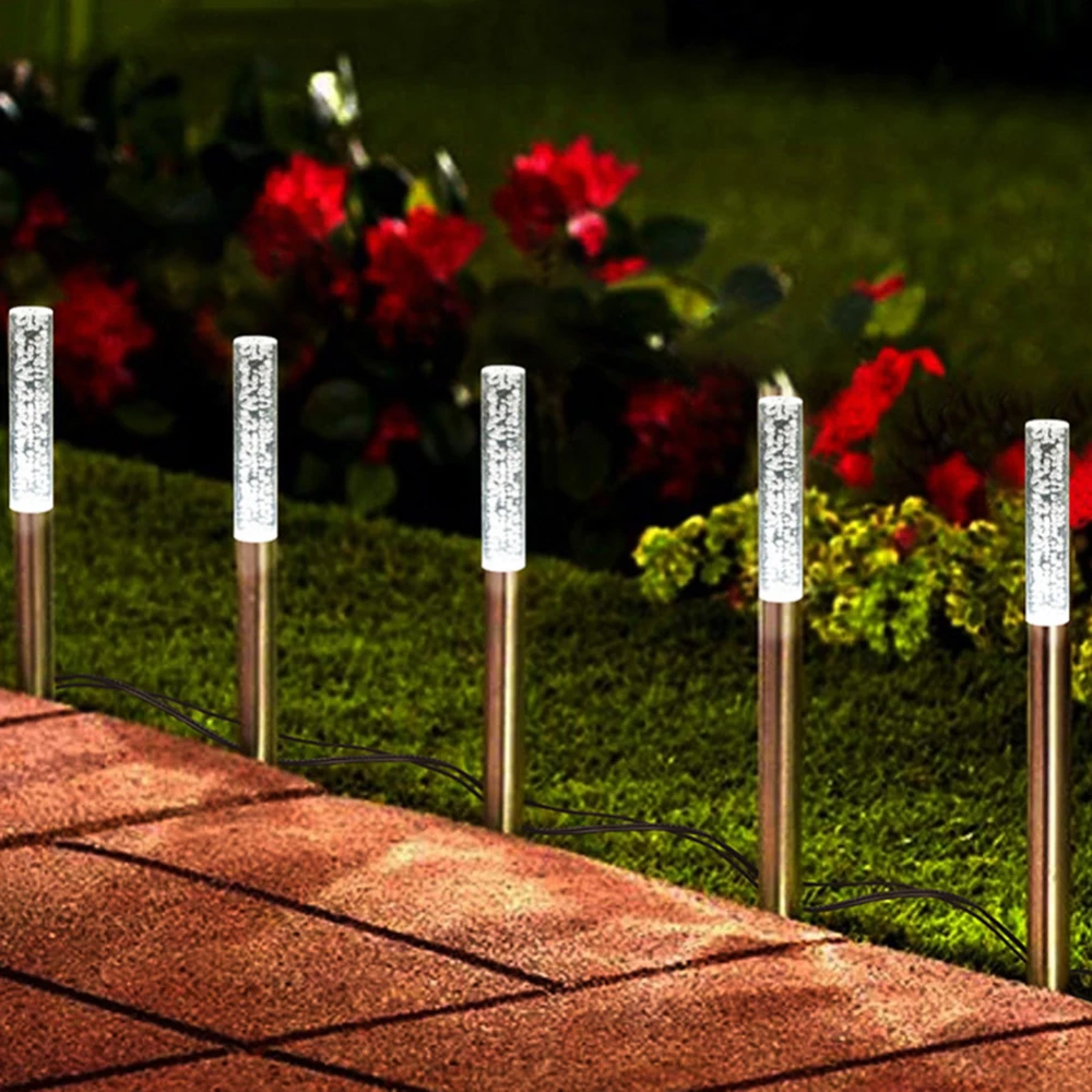 5 LED Lawn Solar Light Outdoor Waterproof Bubble Lamp Landscape Lights High Quality