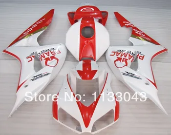 

Motohero Injection mold fairings for CBR1000 06 07 CBR1000 RR 2006 2007 CBR 1000RR 06 07 fairing kit Red white #17sg6a