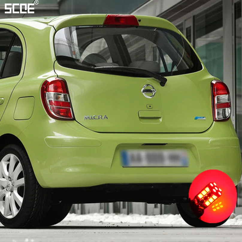 

For Nissan Almera Almera Tino SCOE 2X30SMD LED Brake /Stop /Parking Rear /Tail Bulb /Light Source Car Styling