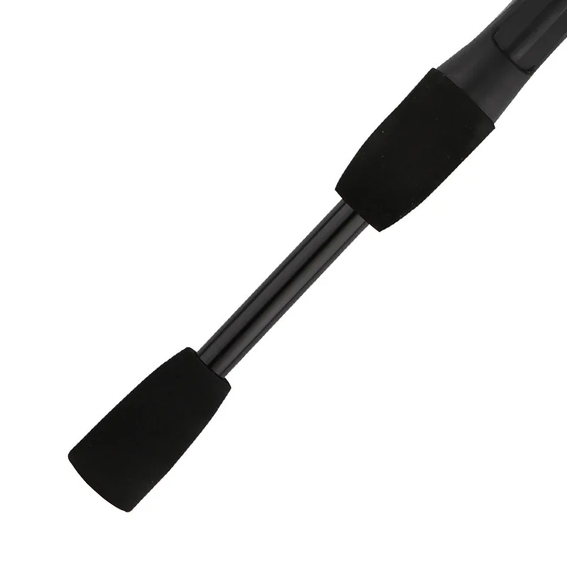 Полностью черный 1,8 м 2,1 м тест 4-21 г М действие EVA ручка углеродное волокно Приманка Спиннинг удочка