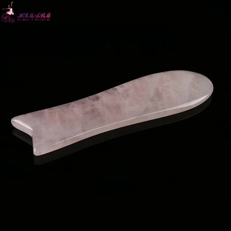 Natural RoseQuartz Body Massage Stone Fish Shape GuaSha Board for Health Care Reiking Healing item relax tool acupunture point Natural RoseQuartz Body Massage Stone Fish Shape GuaSha Board for Health Care Reiking Healing item relax tool acupunture point